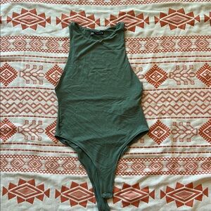 ZARA pistacho green Bodysuit